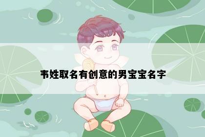 韦姓取名有创意的男宝宝名字